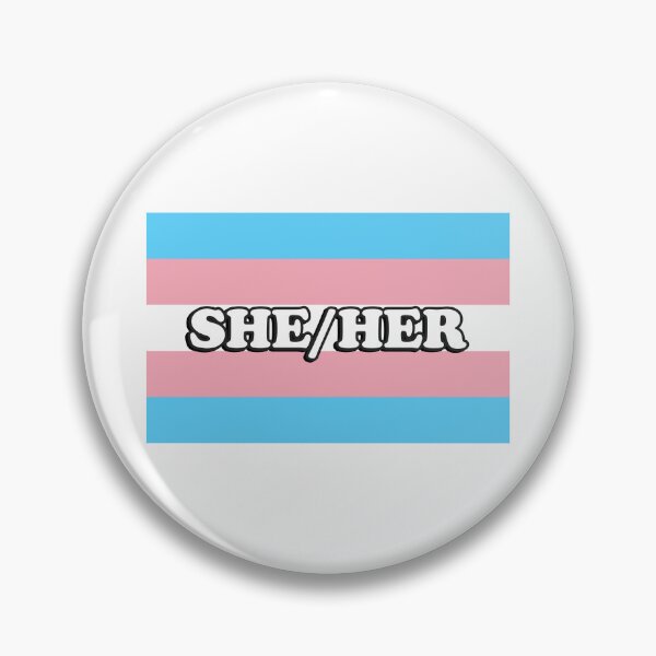 Item preview, Transfem She Her - Transfem Flag - Trans Colors designed and sold by Inspirationmotivation.