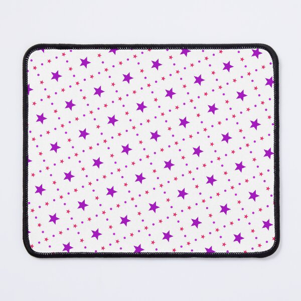 Item preview, Purple Stars and Red Dots Pattern designed and sold by Patternliss.