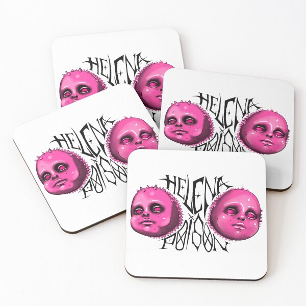 Item preview, Helena Poison Baby Heads (black text) designed and sold by Helena-Poison.