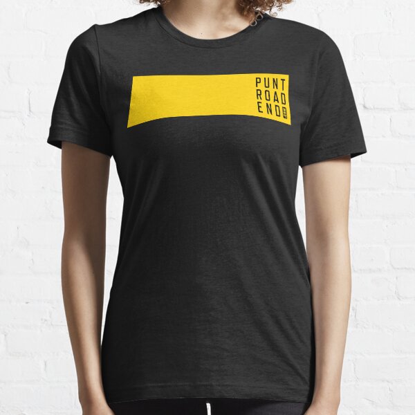 Punt Road End All Yellow & Black Essential T-Shirt