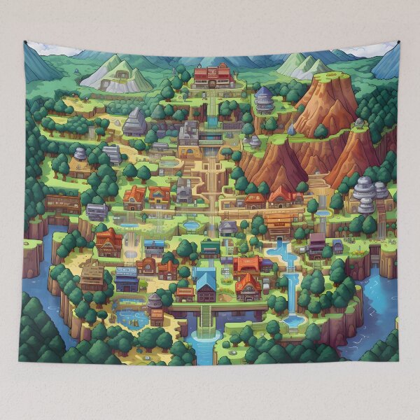 Item preview, RPG Pueblo de montaña designed and sold by GammarayPrints.