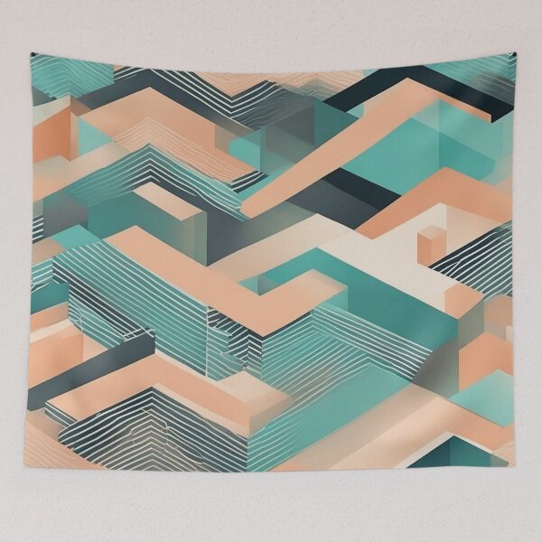 Item preview, Color Cascade: The Pinnacle of Modern Pattern Design designed and sold by The-Library.