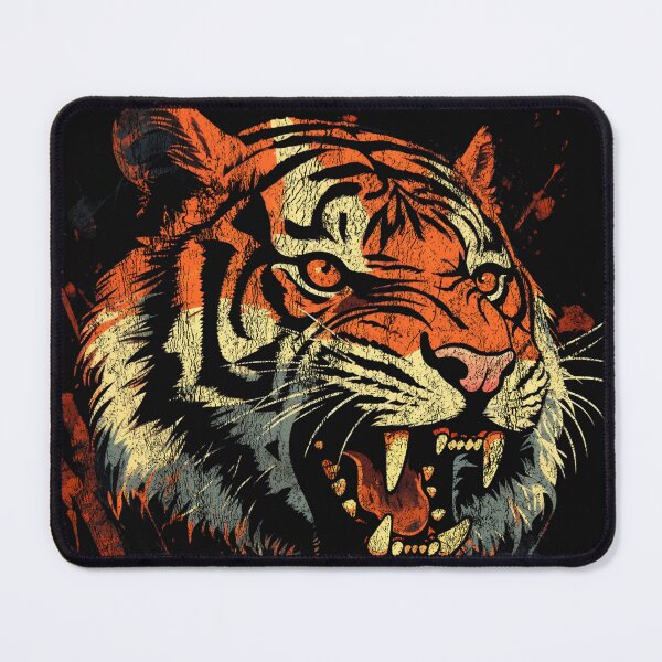 Item preview, An Amur Tiger - Street Art Vintage Distressed Wildlife designed and sold by GVRDesign.