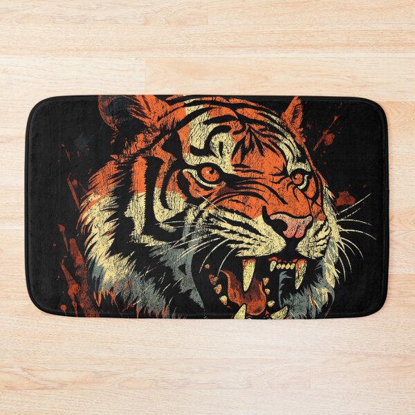 Item preview, An Amur Tiger - Street Art Vintage Distressed Wildlife designed and sold by GVRDesign.