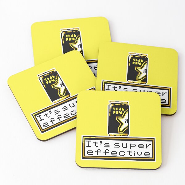 Item preview, an Energy Drink, It's super effective (Yellow) designed and sold by TooMnyUsernames.
