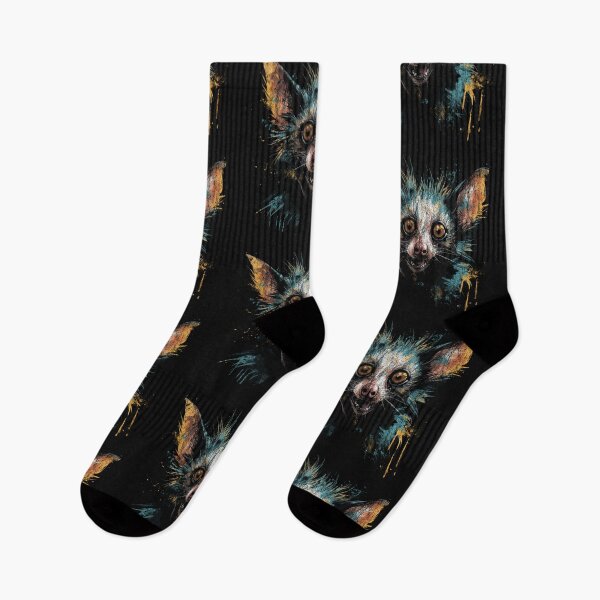 Item preview, An Aye-Aye Lemur - Street Art Vintage Distressed Wildlife designed and sold by GVRDesign.