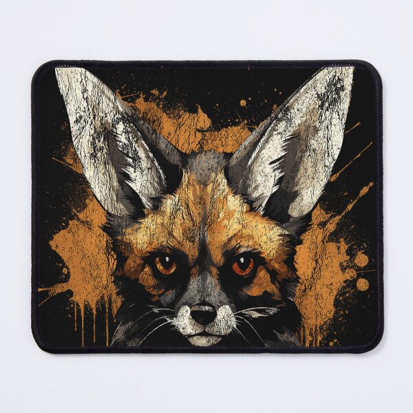 Item preview, Bat-eared Fox - Street Art Vintage Distressed Wildlife designed and sold by GVRDesign.