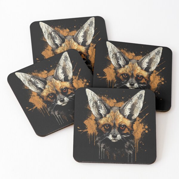 Item preview, Bat-eared Fox - Street Art Vintage Distressed Wildlife designed and sold by GVRDesign.