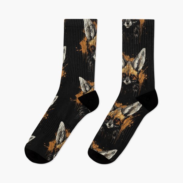 Item preview, Bat-eared Fox - Street Art Vintage Distressed Wildlife designed and sold by GVRDesign.