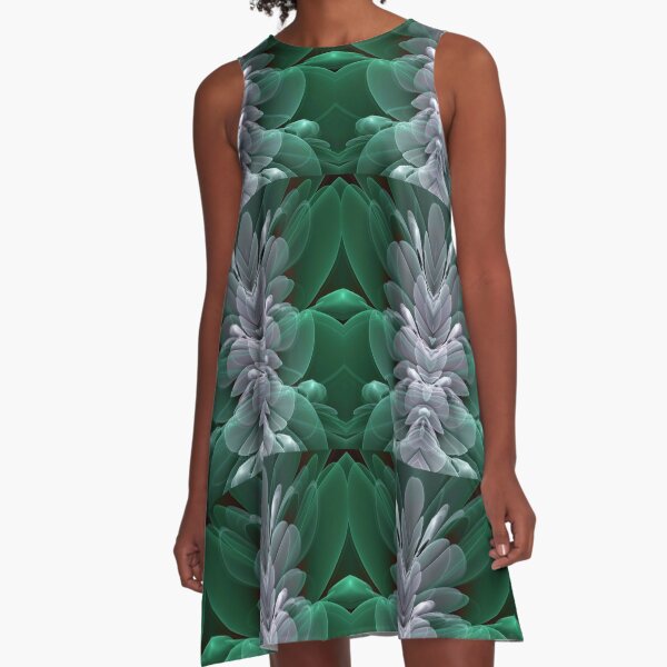 Sea Flower A-Line Dress
