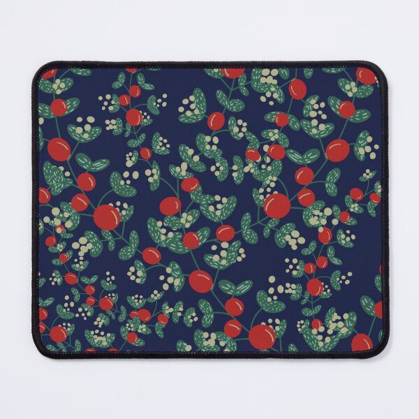 Item preview, December Warmer Vibes With Red Cherry: Dark Blue designed and sold by Asmaa Abdul-Azim.