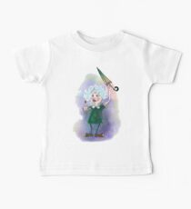 Furious old lady with umbrella Baby Tee
