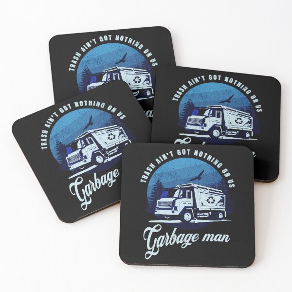 Item preview, Garbage man and garbage truck driver Retro vintage style  designed and sold by HosvPrint .s.