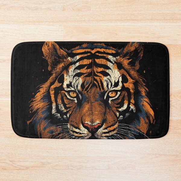 Item preview, A Bengal Tiger - Street Art Vintage Distressed Wildlife designed and sold by GVRDesign.
