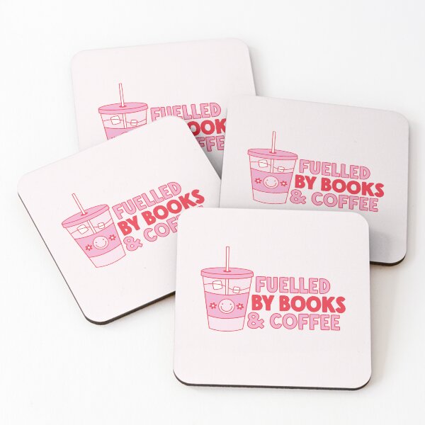 Item preview, Fuelled By Books and Coffee designed and sold by katreadsitshop.