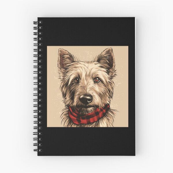 Item preview, Berger Picard Christmas Plaid Watercolor designed and sold by rafaeltto.