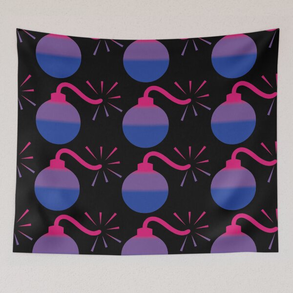 Item preview, Da Bomb Bisexual Pride designed and sold by TheirChoice.