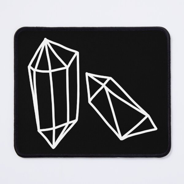 Item preview, Simple Geometric Crystals Rock Hound designed and sold by skullcap-prints.