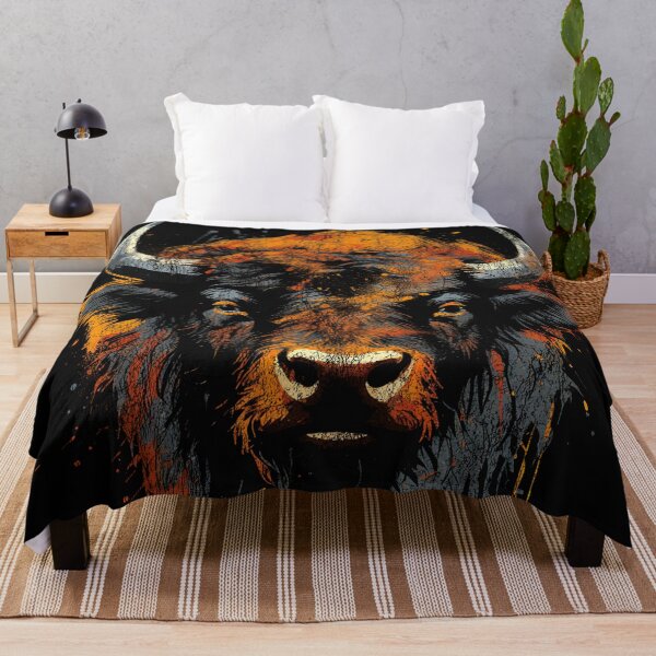 Item preview, Rustic American Bison - Street Art Vintage Distressed Wildlife designed and sold by GVRDesign.
