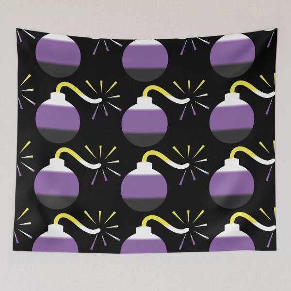 Item preview, Da Bomb Non Binary Pride designed and sold by TheirChoice.