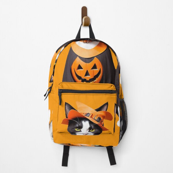 Item preview, Happy Halloween Meowoween pumpkin Cute Black Cats Party Costume designed and sold by DrawHandArt.