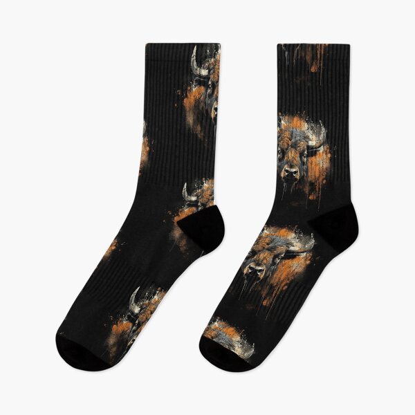 Item preview, Rugged Bison - Street Art Vintage Distressed Wildlife designed and sold by GVRDesign.