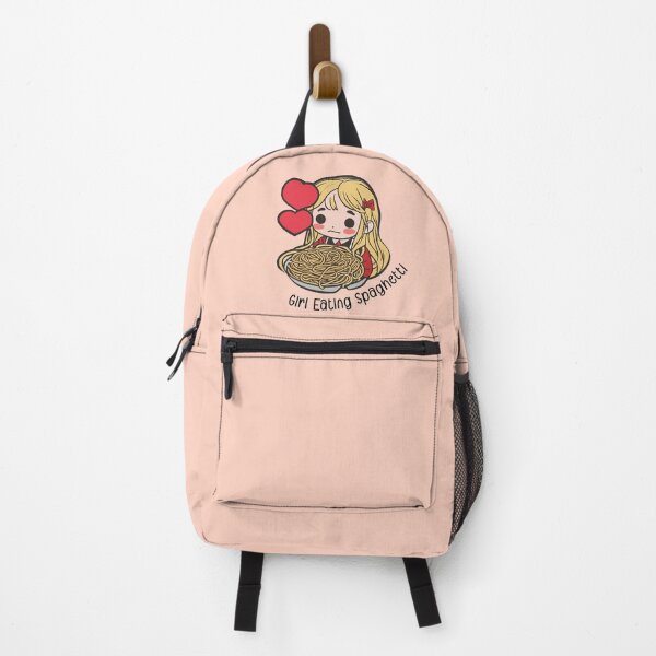 Item preview, Cute Kawaii Girl Eating Spaghetti. Anime Style designed and sold by Kompromisss.