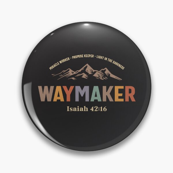 Item preview, Waymaker Isaiah 42:16 Christian Quote  designed and sold by cidolopez.