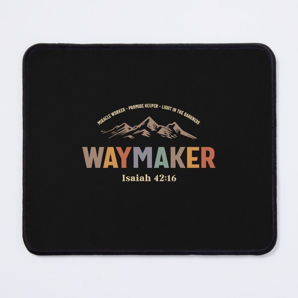 Item preview, Waymaker Isaiah 42:16 Christian Quote  designed and sold by cidolopez.