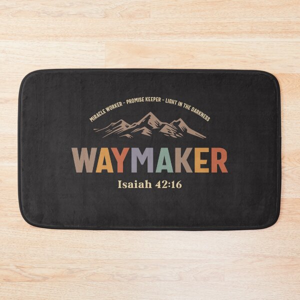 Item preview, Waymaker Isaiah 42:16 Christian Quote  designed and sold by cidolopez.