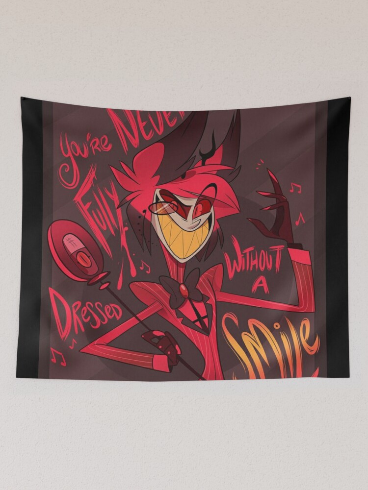 Alastor Hazbin Hotel Tapestry, Hazbin Hotel Home Decor sold by Joleen ...