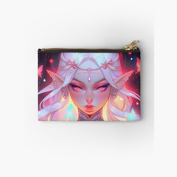 Item preview, Beautiful Elf Anime Girl and Glowing Orb designed and sold by bubblegoth.