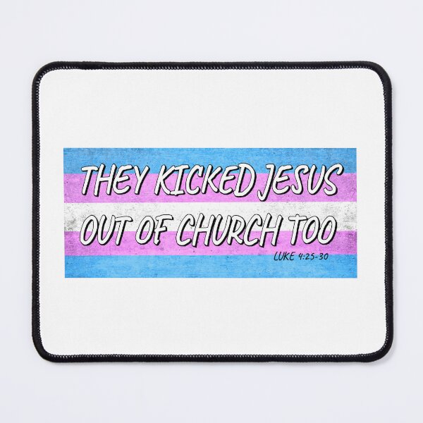 Item preview, Trans Christian Quote designed and sold by BackgroundPixel.