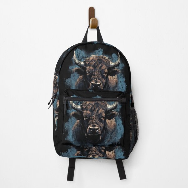 Item preview, Rugged American Buffalo - Street Art Vintage Distressed Wildlife designed and sold by GVRDesign.