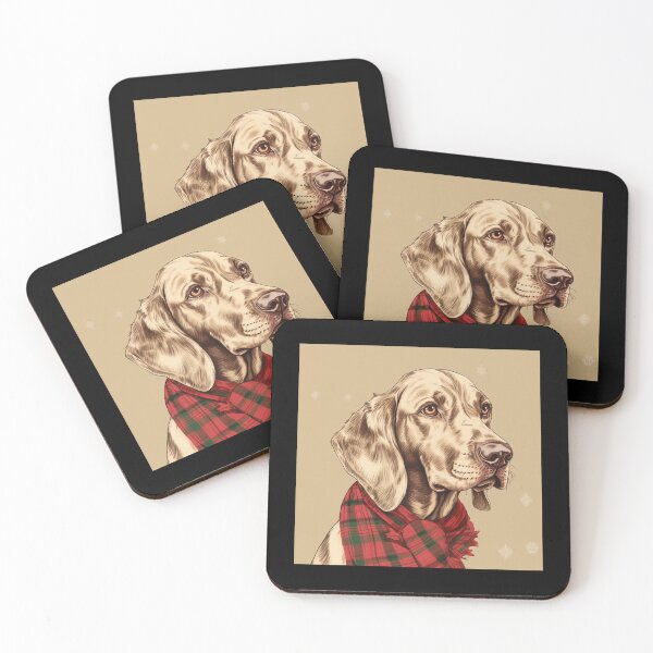 Item preview, Bracco Italiano Christmas Plaid Watercolor designed and sold by rafaeltto.