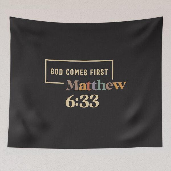 Item preview, Inspiring - God Comes First - Matthew 6:33 designed and sold by cidolopez.