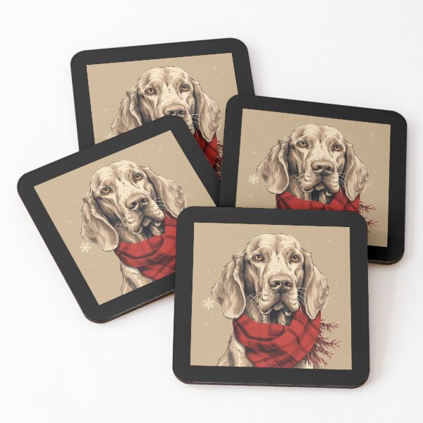 Item preview, Bracco Italiano Christmas Plaid Watercolor designed and sold by rafaeltto.