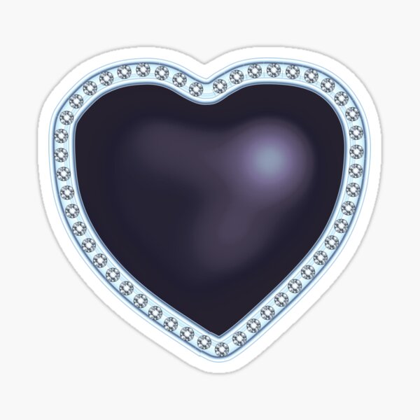 HEART HAIR GEM STICKERS IN SILVER