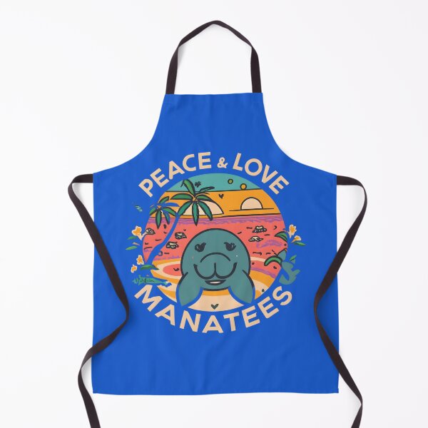 Item preview, Peace & Love Manatees - The ultimate Beach Hippie designed and sold by SandbarTees.