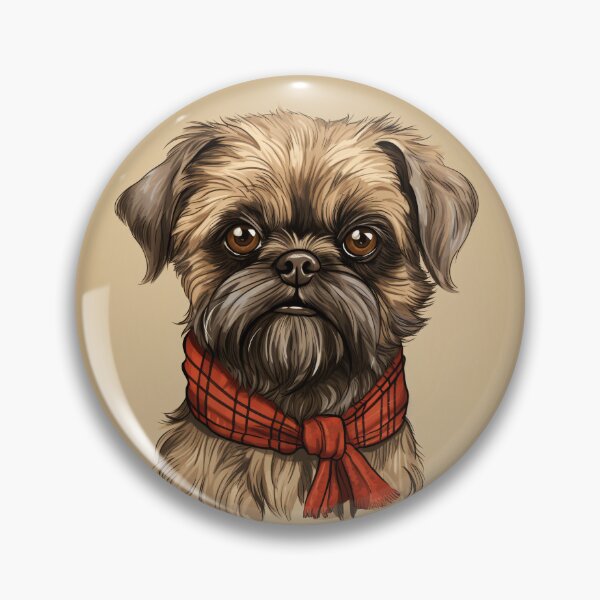 Artikelvorschau, Brussels Griffon Christmas Plaid Watercolor entworfen und verkauft von rafaeltto.