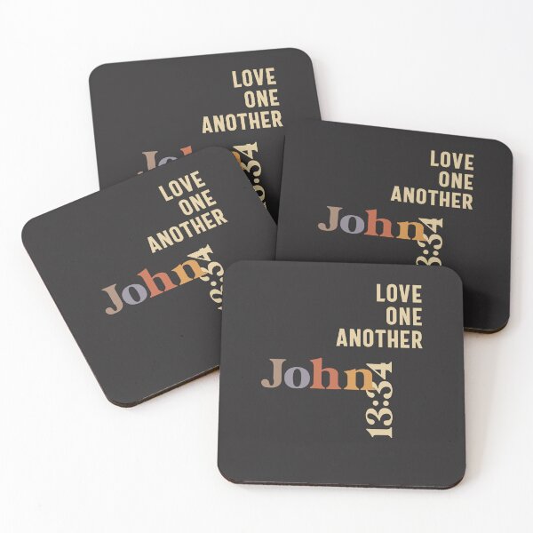 Item preview, Love One Another John 13:34 Christian Quote designed and sold by cidolopez.