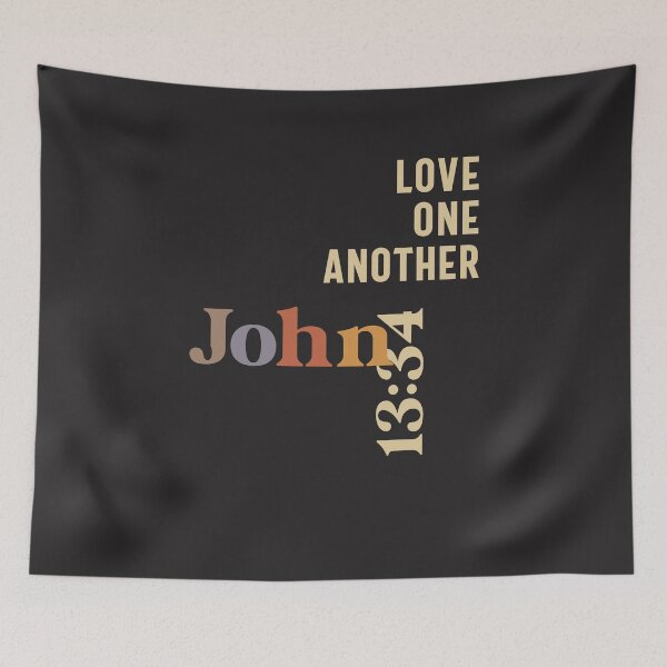 Item preview, Love One Another John 13:34 Christian Quote designed and sold by cidolopez.
