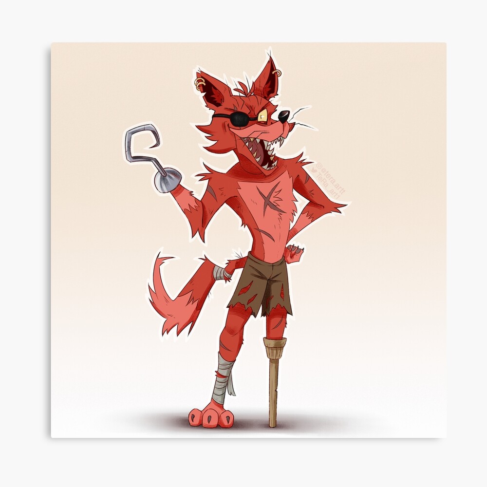 Póster for Sale con la obra «Foxy el Pirata FNAF» de teraMerchShop |  Redbubble