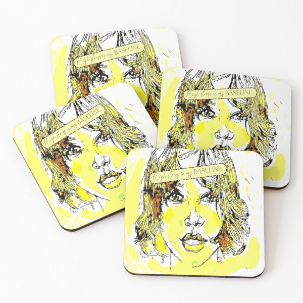 Item preview, High Stress is My Baseline designed and sold by gleefulme.