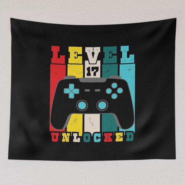 Item preview, Happy 17th Birthday: Level 17 Unlocked designed and sold by relso.