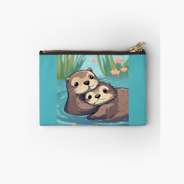 Item preview, otters hugging designed and sold by TFrequencyStore.