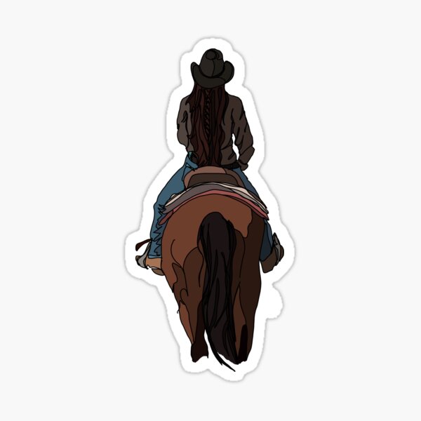 Item preview, Bay Horse & Cowgirl  designed and sold by OWR-Artistry.