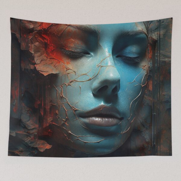 Item preview, Whispers of Reality: Surreal Woman Lost in Abstraction designed and sold by Mullet Monkey.