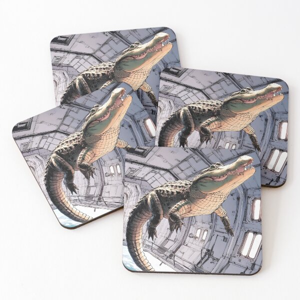 Item preview, Alligator in Orbit designed and sold by BlauesSternWolf.