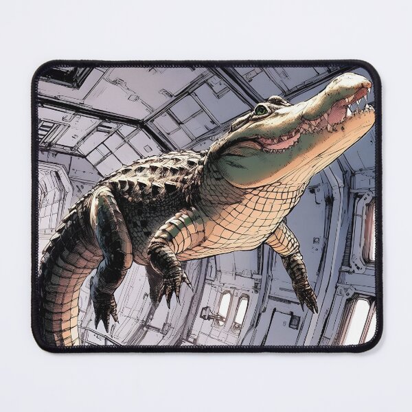 Item preview, Alligator in Orbit designed and sold by BlauesSternWolf.
